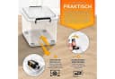 tillvex Aufbewahrungsbox mit Deckel, Kunststoff, 4er Set, transparent Bild 5