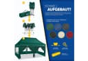 tillvex Pavillon 3x6m wasserdicht Grün mit UV-Schutz Bild 4