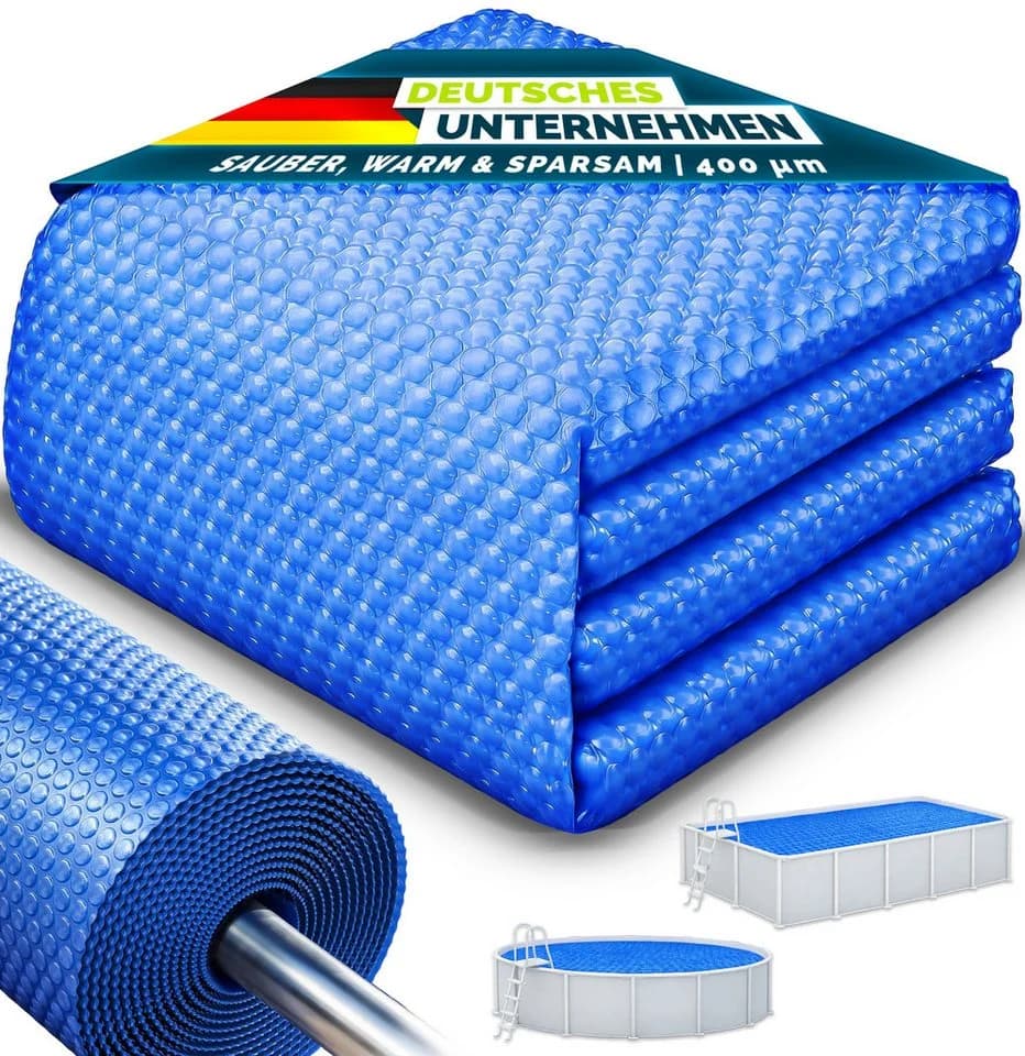 tillvex Solar-Poolfolie 120µ Blau Abdeckplane zuschneidbar - Bild 2