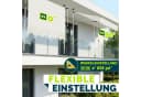 tillvex Klemmmarkise Beige mit LED-Lichterkette & Handkurbel Bild 1
