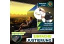 tillvex Klemmmarkise mit LED-Lichterkette Gelb/Weiß Bild 5