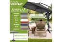 tillvex Sonnenschirm eckig Aluminium 235x235 cm Anthrazit Bild 5