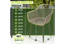 tillvex Movo Gartenstuhl 6er Set Taupe UV-beständig Bild 1