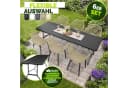 tillvex Movo Gartenstuhl 6er Set Taupe UV-beständig Bild 3