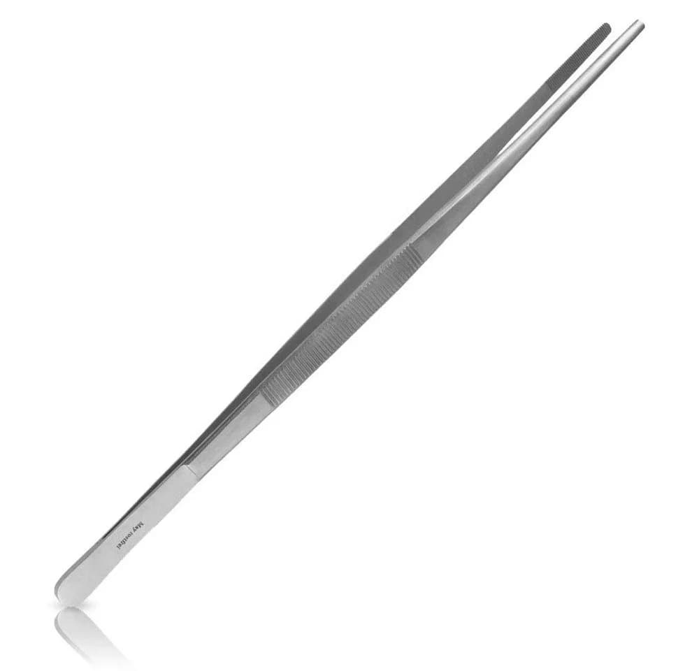 May Kochpinzette Edelstahl 30 cm Vielseitige Grill- & Küchenpinzette