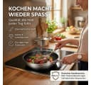 FIXLINE Schmorpfanne 28cm Black Forest Edition Edelstahl Keramik Bild 1