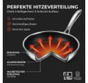 FIXLINE Schmorpfanne 28cm Black Forest Edition Edelstahl Keramik Bild 5