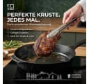 FIXLINE Bratpfanne 28cm Emailliert Gusseisen Black Forest Edition Schwarz Bild 1