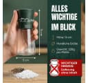 FIXLINE Gewürzmühlen Set Black Forest Edition Edelstahl Keramik Bild 5
