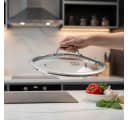 FIXLINE Pfannendeckel 28cm Glas/Edelstahl Universal Bild 1
