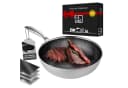 FIXLINE Wok Pfanne 28cm BLACK FOREST Edition Kratzfest Edelstahl Bild 2