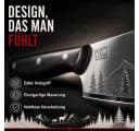 FIXLINE Santokumesser 18cm Black Forest Edition Edelstahl Holzgriff Bild 5