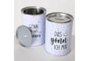 ReWu Spardose aus Blech mit abnehmbarem Deckel und Schriftzug Bild 3