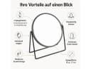 ReWu Kosmetikspiegel mit 3-fach Vergrößerung Bild 3