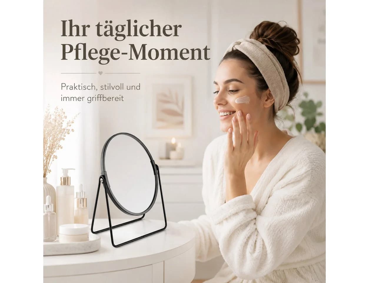 ReWu Kosmetikspiegel mit 3-fach Vergrößerung - Bild 4