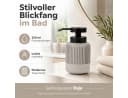 ReWu Seifenspender Raja Taupe Schwarz Polyresin Bild 1