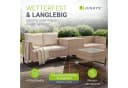 Juskys Gartenlounge-Set Santorini 4-tlg. Polyrattan Creme Grau Bild 2