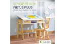 Juskys Kinderschreibtisch Fietje Plus Neigungs- & Höhenverstellbar Holz Stauraum Bild 2