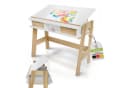 Juskys Kinderschreibtisch Fietje Plus Neigungs- & Höhenverstellbar Holz Stauraum Bild 3