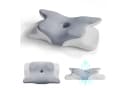 Juskys Nackenstützkissen-Set Weiß/Grau Memory Foam Ergonomisch Bild 3
