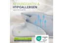 Juskys Nackenstützkissen-Set Weiß/Grau Memory Foam Ergonomisch Bild 4