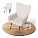 Juskys Ohrensessel Odense Beige Bouclé Bild 1
