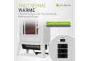 Juskys Elektrokamin 2000 W Weiß mit Flammeneffekt & Thermostat Bild 4