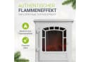 Juskys Elektrokamin 2000 W Weiß mit Flammeneffekt & Thermostat Bild 5