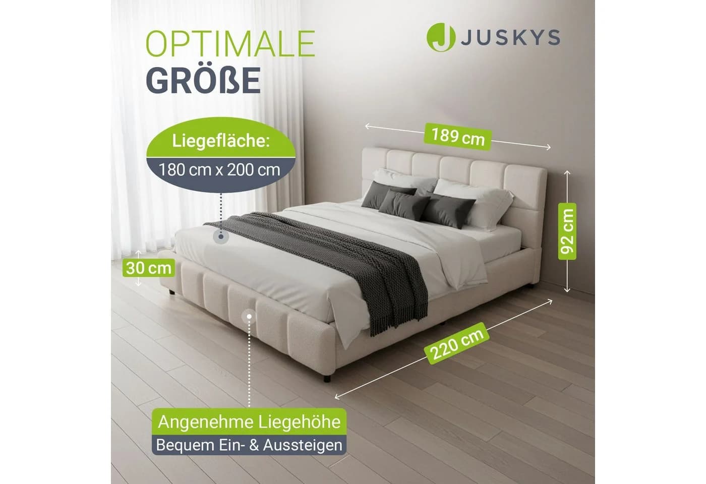 Polsterbett im modernen Bubble Design - Bild 4
