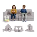Juskys Kinder Spielsofa Kayo Beige Modulares Design Bild 1