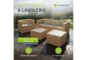 Juskys Polyrattan Lounge Set Punta Cana L Creme 4-5 Personen Bild 2