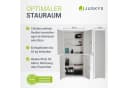 Juskys Aktenschrank Metall 2 Türen Weiß abschließbar Bild 5
