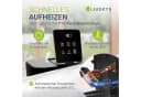 Juskys Whirlpool SpaLuxe 130 Sprudeldüsen 2400W Heizung 910L Schwarz/Weiß Bild 5