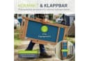 JUSKYS Sonnenliege Tavira 2er Set Petrol Akazienholz UV-beständig klappbar Bild 4