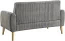 ATLANTIC HOME COLLECTION 2-Sitzer Sofa Moby Grau Cord Bild 4