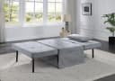 ATLANTIC HOME COLLECTION Schlafsofa Finn Grau mit Verstellbarer Lehne Bild 3