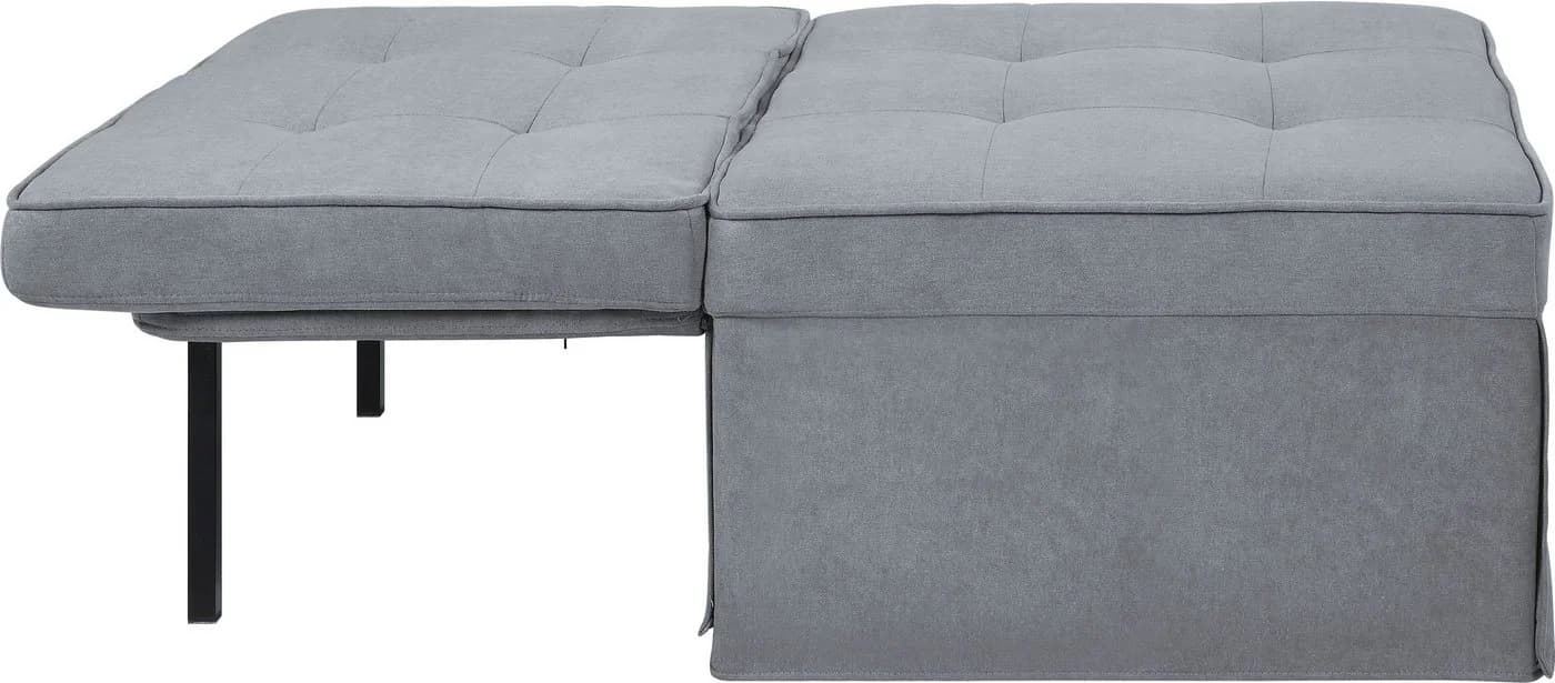 ATLANTIC HOME COLLECTION Schlafsofa Finn Grau mit Verstellbarer Lehne - Bild 5
