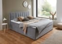 ATLANTIC HOME COLLECTION Boxbett Alva Grau mit Matratze und Topper Bild 2