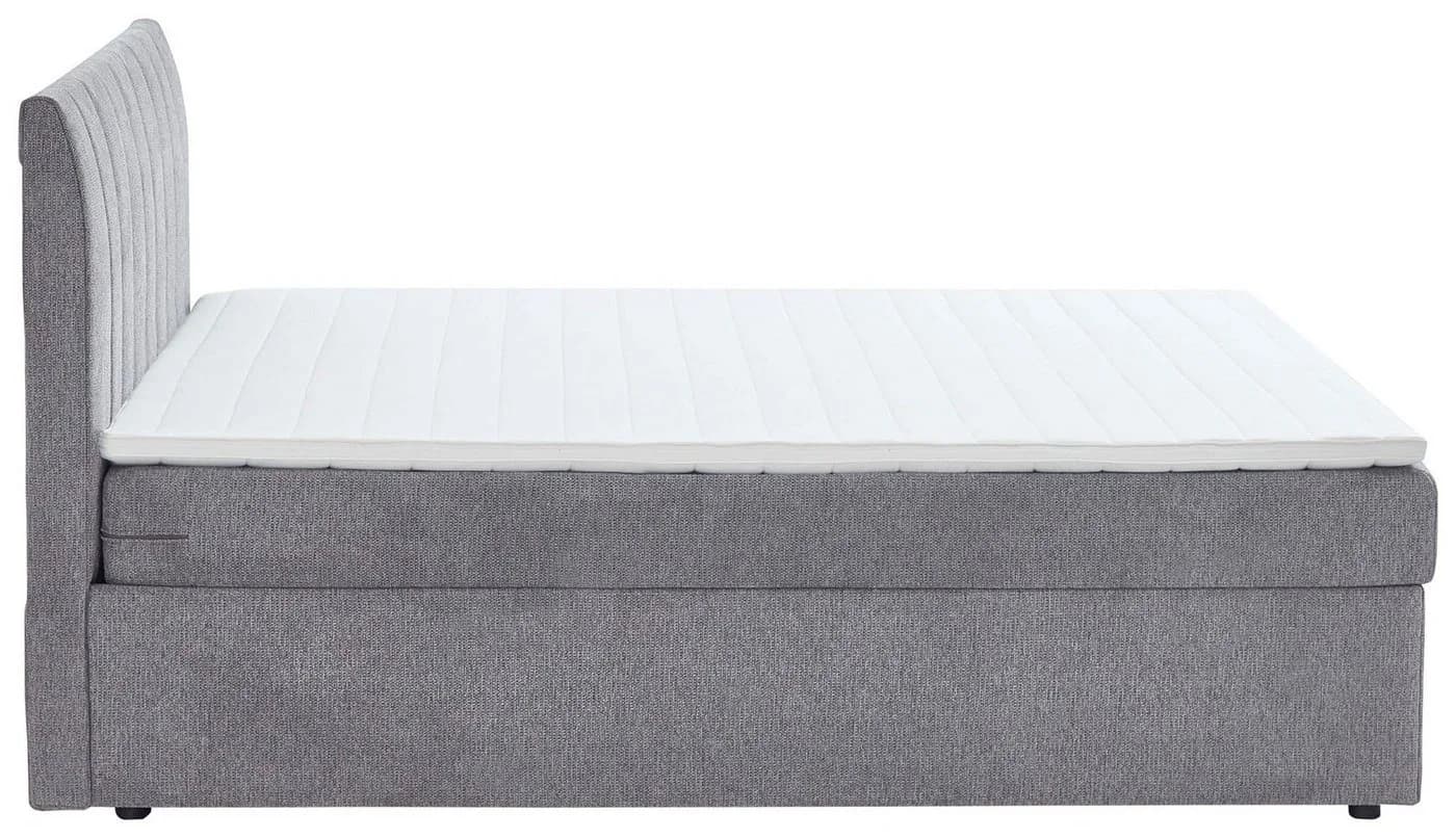 ATLANTIC HOME COLLECTION Boxbett Alva Grau mit Matratze und Topper - Bild 4