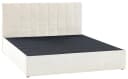 ATLANTIC HOME COLLECTION Boxbett Alva Weiß Stoff Chenille-Optik Bild 1