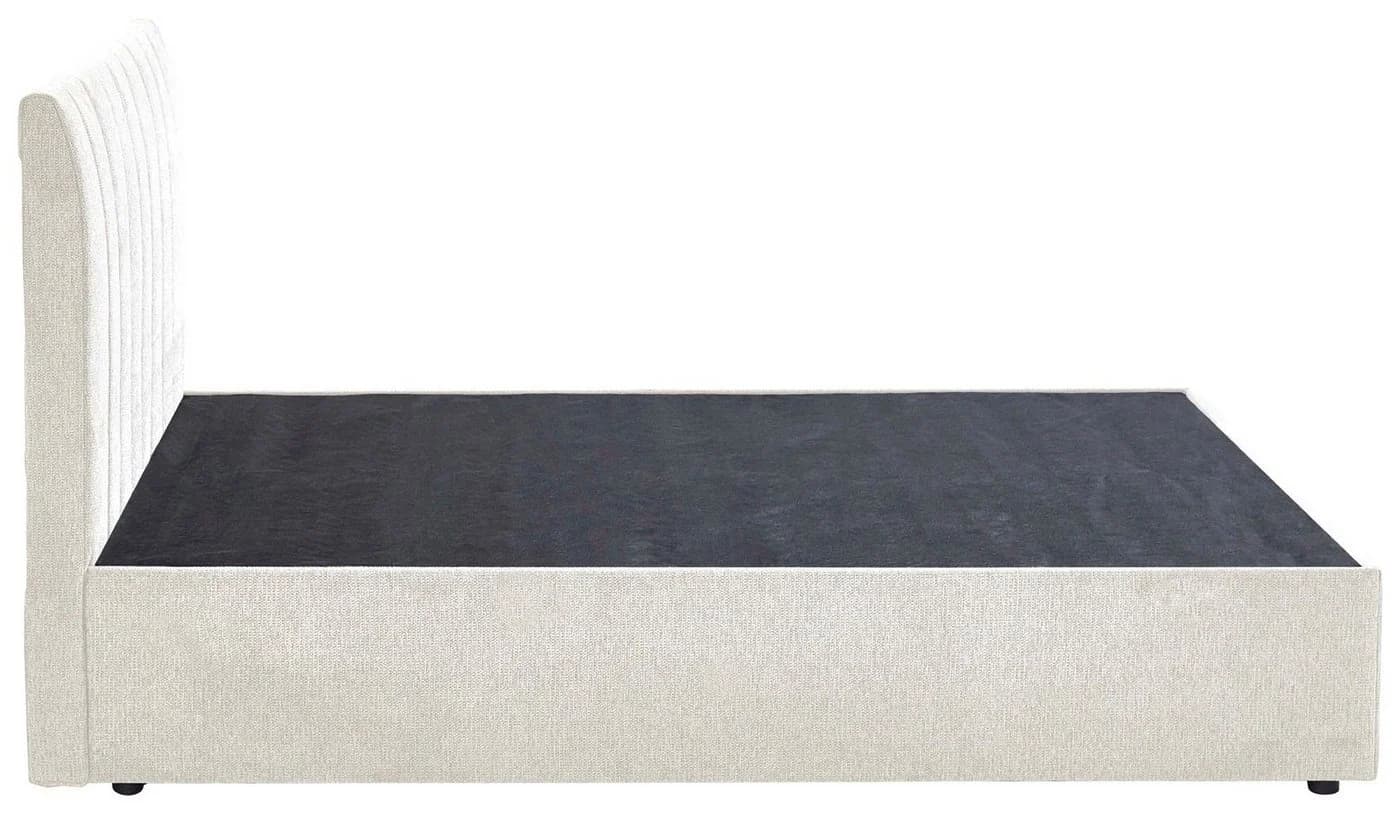 ATLANTIC HOME COLLECTION Boxbett Alva Weiß Stoff Chenille-Optik - Bild 4