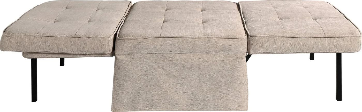 ATLANTIC HOME COLLECTION Schlafsofa Finn Beige Wandelbar mit Kissen - Bild 5