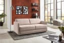 ATLANTIC HOME COLLECTION Schlafsofa Limone Beige mit Komfortschaummatratze Bild 1