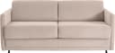 ATLANTIC HOME COLLECTION Schlafsofa Limone Beige mit Komfortschaummatratze Bild 3