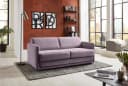 ATLANTIC HOME COLLECTION Schlafsofa Limone Lila mit Komfortschaummatratze Bild 1