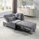 ATLANTIC HOME COLLECTION Schlafsofa Freddy Grau mit Gästebett-Funktion Bild 2