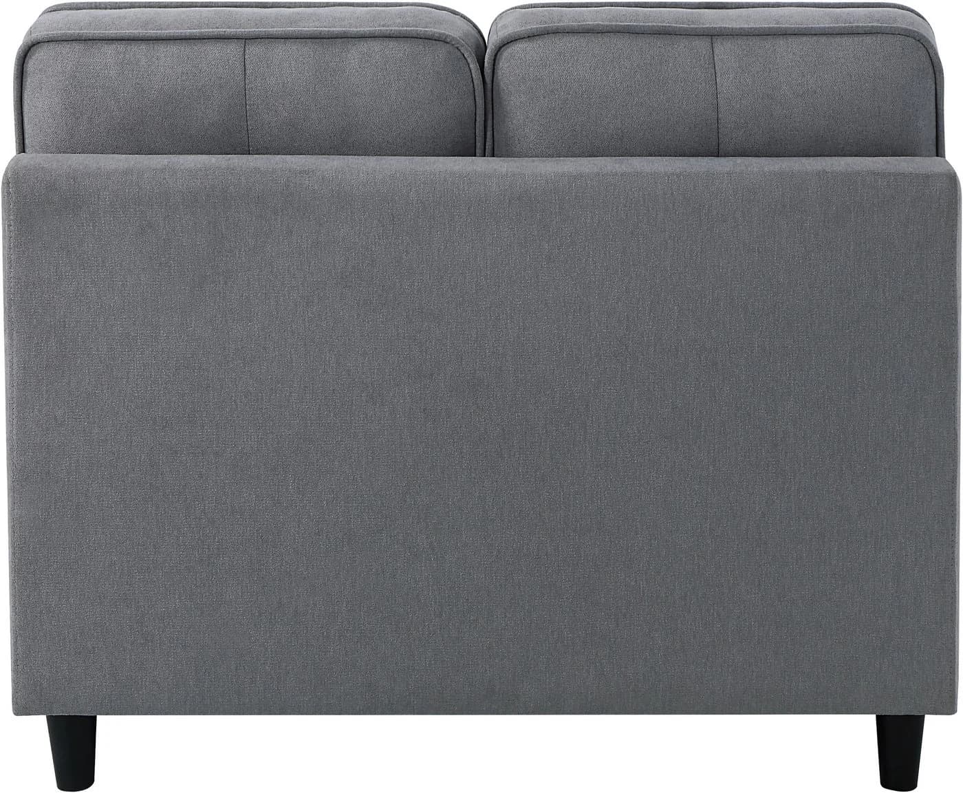 ATLANTIC HOME COLLECTION Schlafsofa Freddy Grau mit Gästebett-Funktion - Bild 5