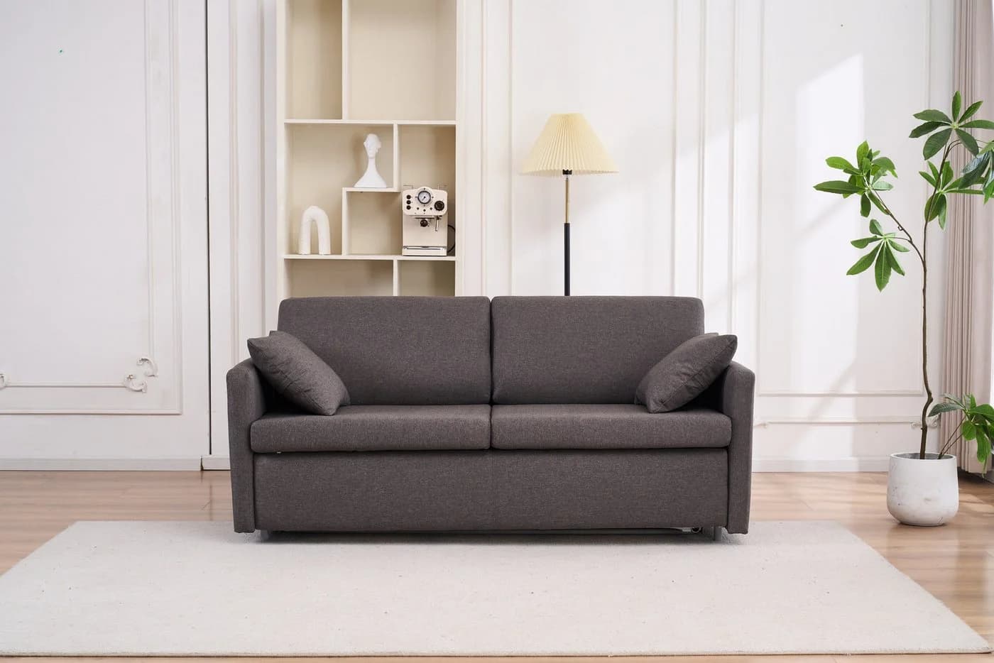 ATLANTIC HOME COLLECTION Schlafsofa Robin Anthrazit mit Matratze - Bild 3