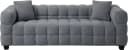 ATLANTIC HOME COLLECTION 3-Sitzer Sofa Stella Grau Teddyoptik Bild 1