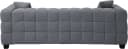ATLANTIC HOME COLLECTION 3-Sitzer Sofa Stella Grau Teddyoptik Bild 4
